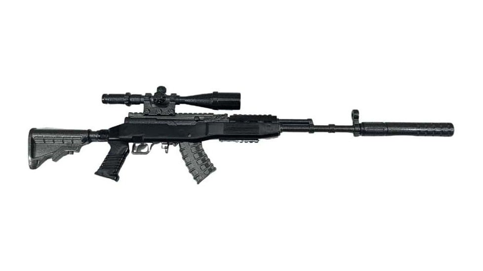 RW Minis Non-Firing Cast SKS Rifle 1-5 Scale Replica, Black, 01.0004.01