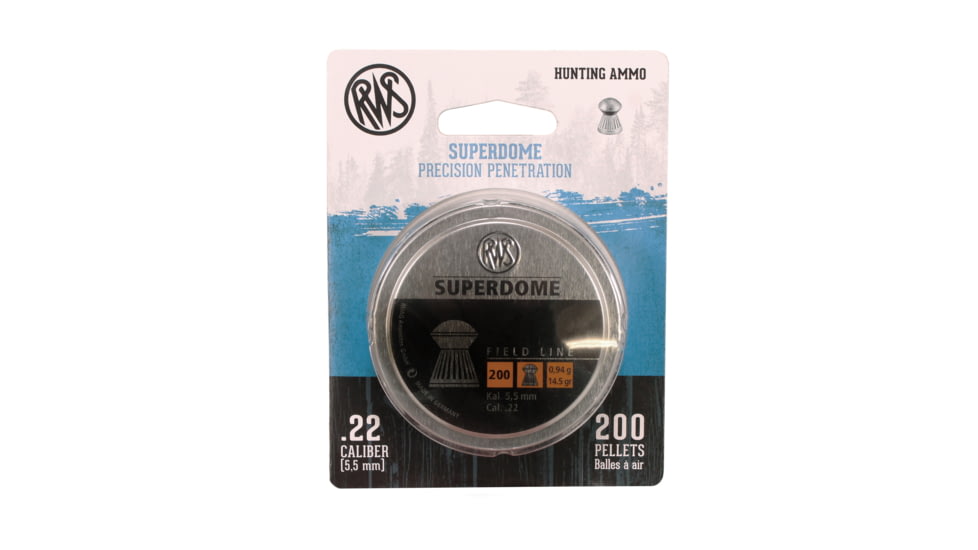 RWS Superdome Pellets .22 Pellet Lead 200 2317407