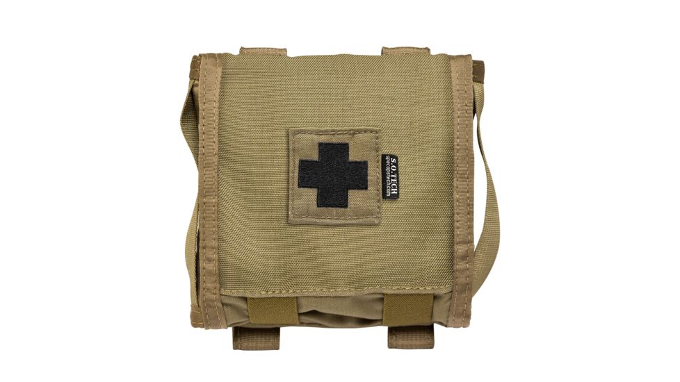 S.O.Tech Viper Flat IFAK Mini Pouch, A1, Coyote Brown, NSN NO, VFIFAK-A1-B-MCB