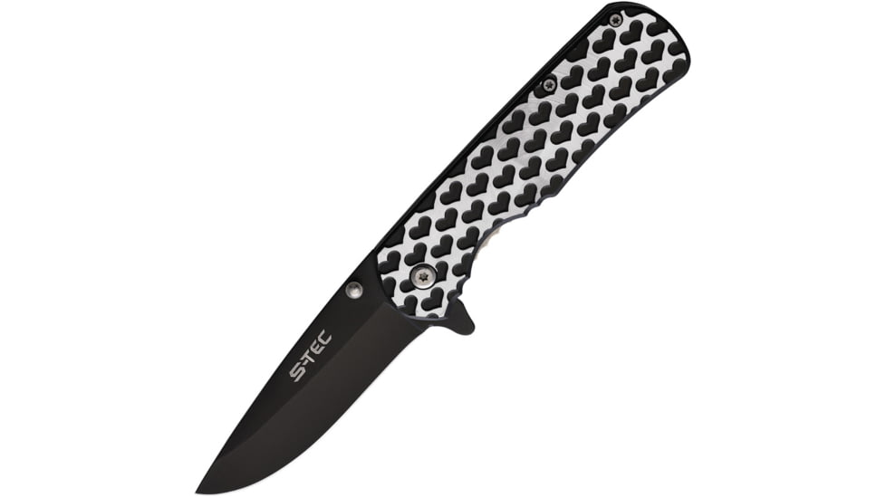 S-TEC Heart Linerlock Black A/O