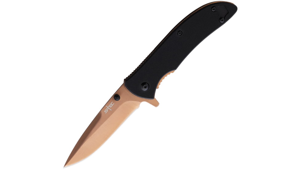 S-TEC Linerlock A/O Rose Gold Knife, T27191RG