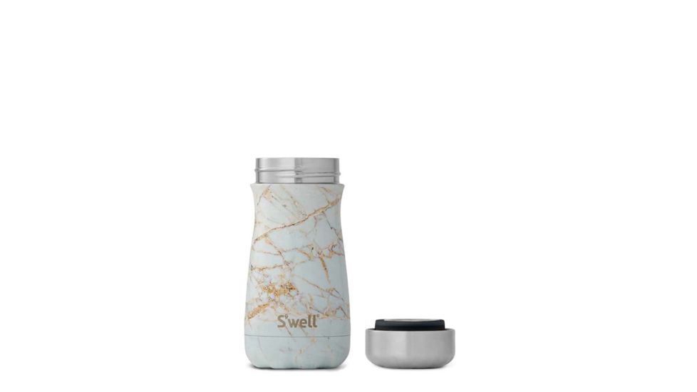 S'well Calacatta Gold Travel Mug, 12oz 10312-B17-01010
