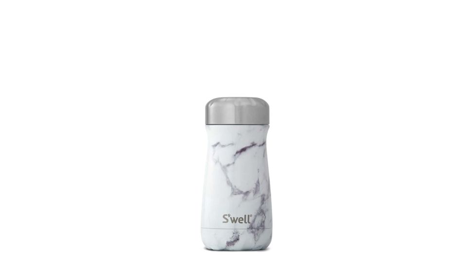 S'well White Marble Travel Mug, 12oz 10312-B17-00910