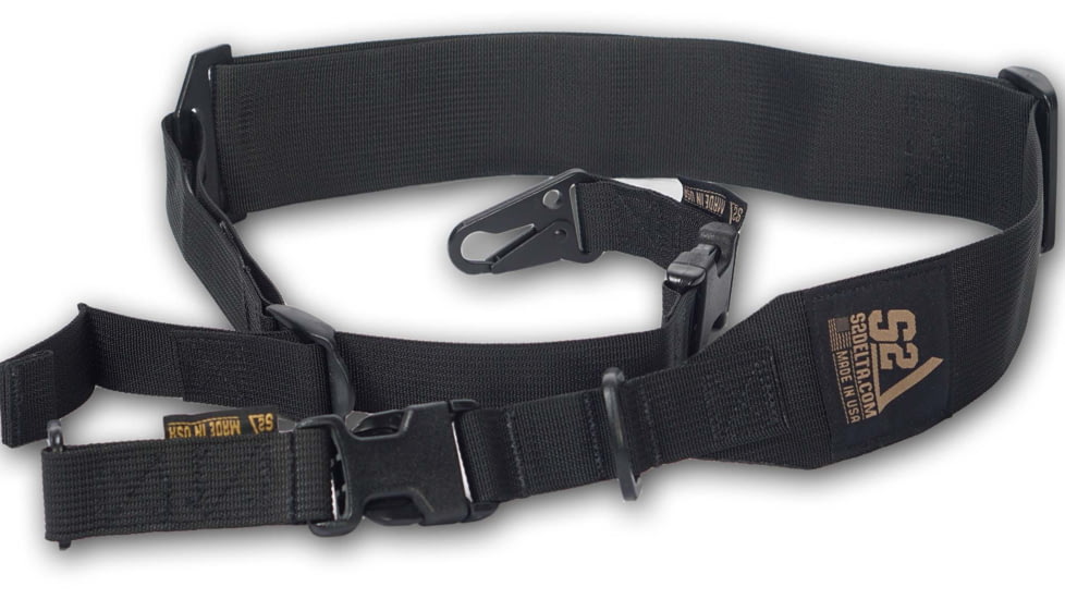 S2Delta C.L.A.S.H. Rifle Sling, Black, MRS2P-USA-BLK-CL