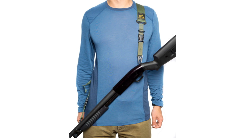 S2Delta C.L.A.S.H. Rifle Sling, Green, MRS2P-USA-GRN-SLING-HOOKS