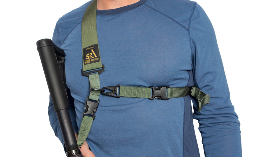 S2Delta C.L.A.S.H. Rifle Sling, Green, MRS2P-USA-GRN-SLING-HOOKS