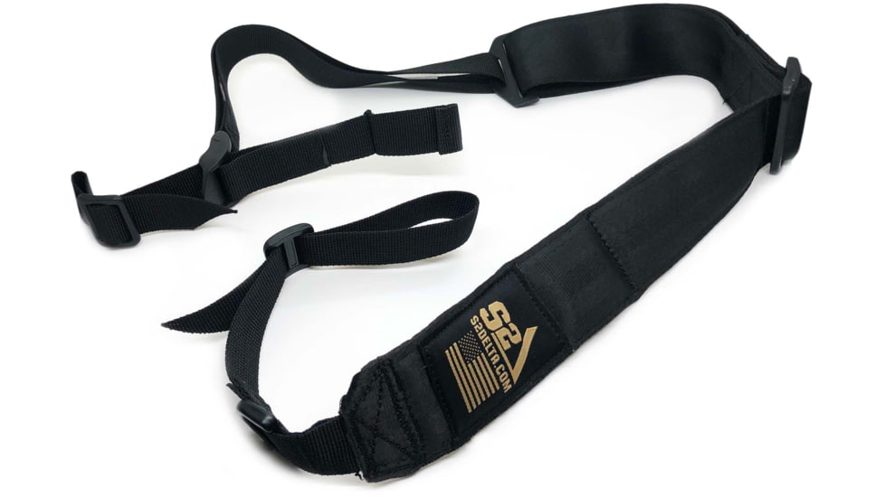 S2Delta Padded Pigtail Sling, Black, PK-SL-BLK