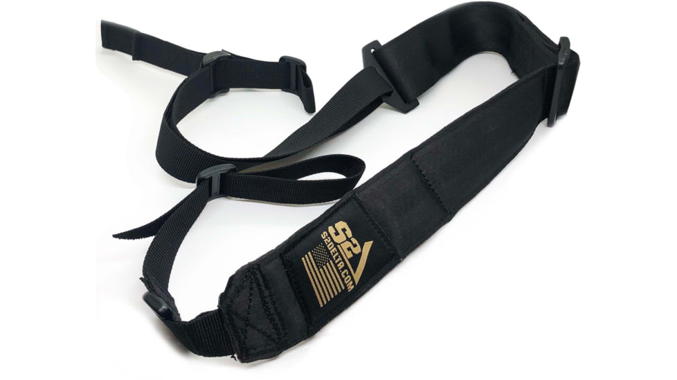 S2Delta Padded Pigtail Sling, Black, PK-SL-BLK