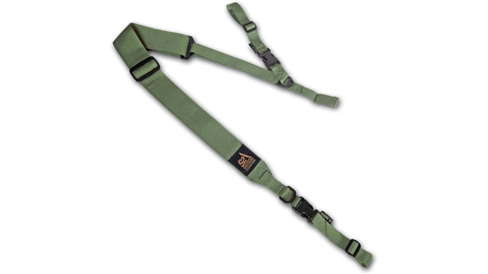 S2Delta Pig Tail Rifle Sling, Fast Adjustment, Green, MRS2P-USA-GRN-SLING-PIGTAIL