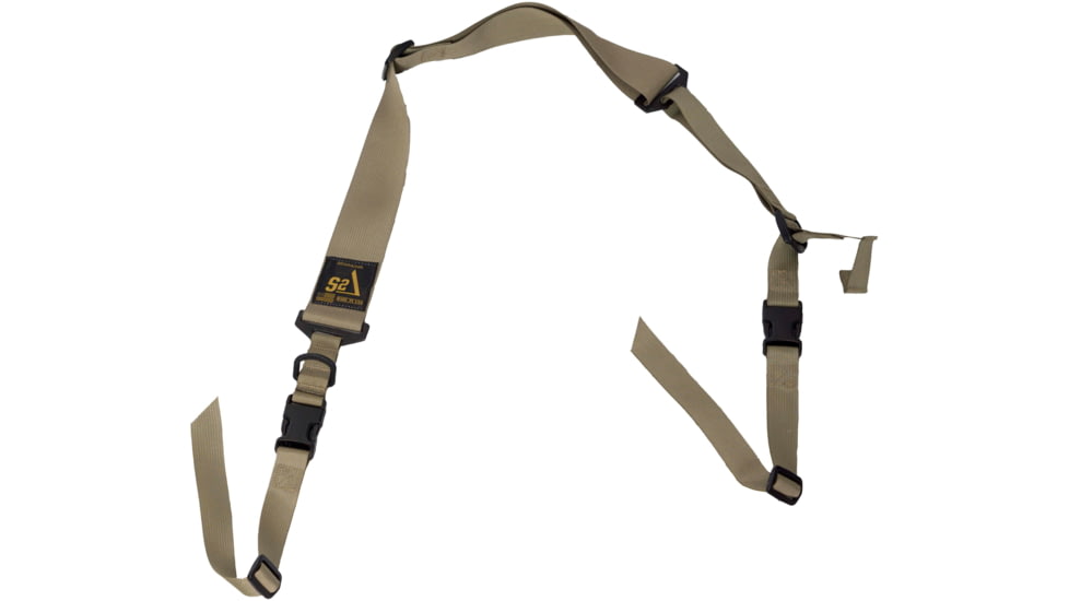 S2Delta Pig Tail Rifle Sling, Fast Adjustment, Tan, MRS2P-USA-TAN-PT