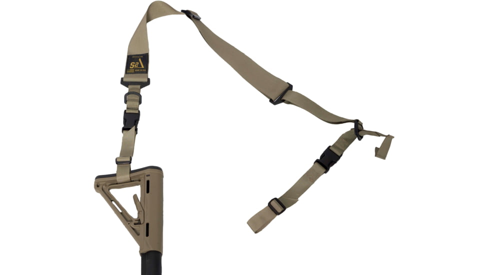 S2Delta Pig Tail Rifle Sling, Fast Adjustment, Tan, MRS2P-USA-TAN-PT