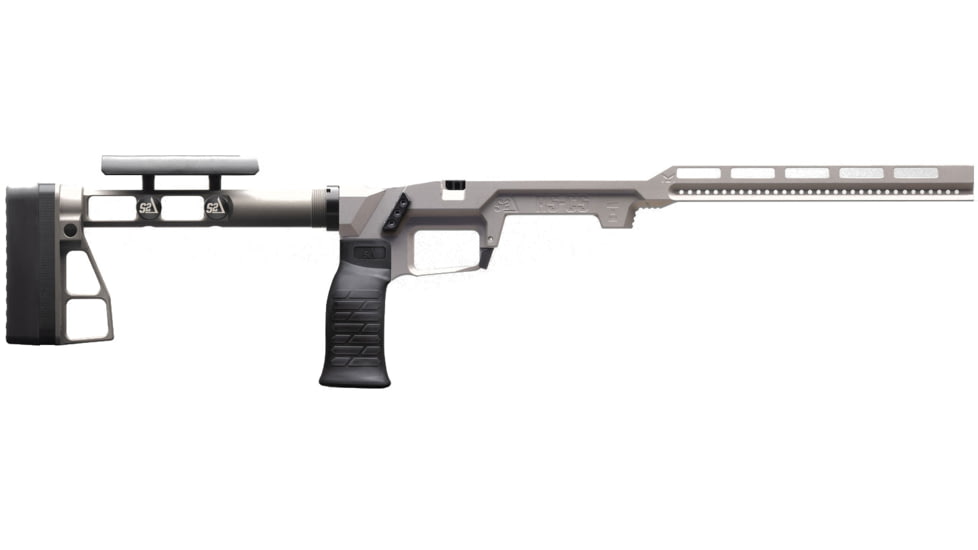 S2Delta RS-C Complete Mg-Lite Remington Model 700 Magnesium Alloy Rifle Stock, Short Action, Right Hand, Gun Metal Gray, RSC-SA700-MG-SL-RH