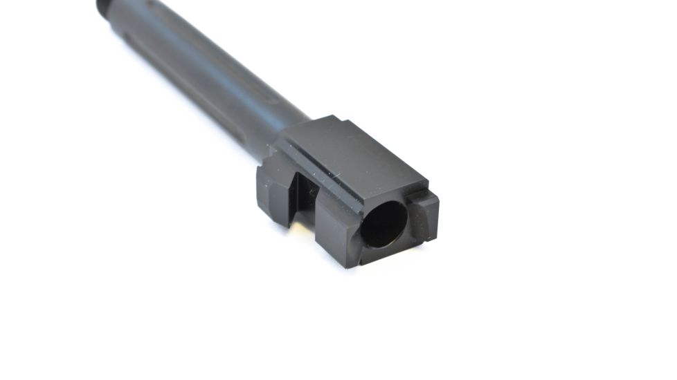 S3F Solutions Glock 17 Drop In Match Grade Barrel Threaded/Fluted, Black Nitride, Black, S3FG17T/FBN