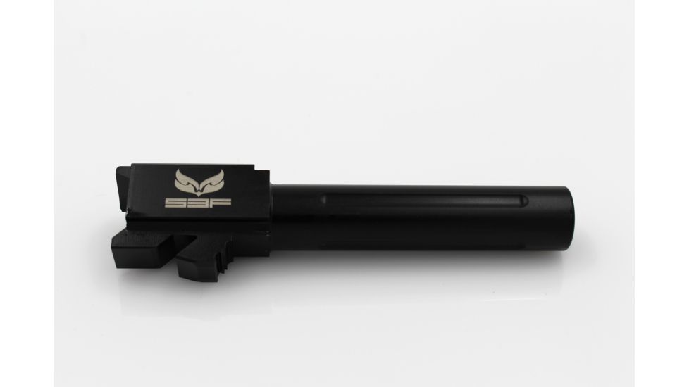 S3F Solutions Glock 26 Drop in Match Grade Barrel Fluted, Black Nitride, Black S3FG26FBN