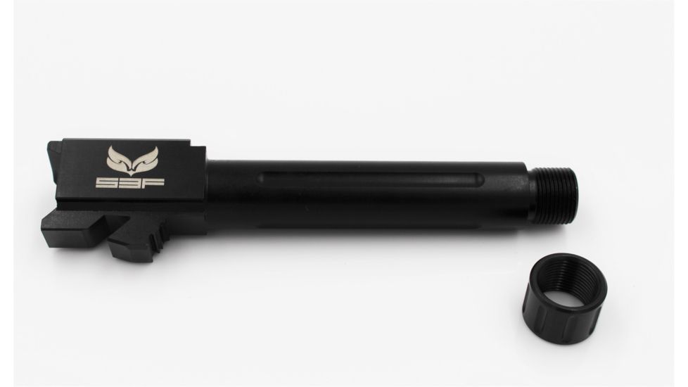 S3F Solutions Glock 26 Drop in Match Grade Barrel Fluted, Black Nitride, Black S3FG26FBN