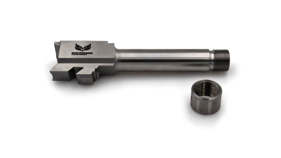 S3F Solutions Glock 43 Drop In Match Grade Barrel Fluted, 416R Stainless Steel, Stainless, S3FG43FSS