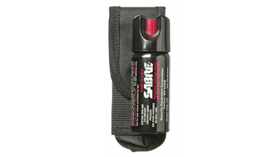 Sabre 2.0 oz Magnum 60 Defense Spray &amp; Holster, Black BG-M-60L-NH