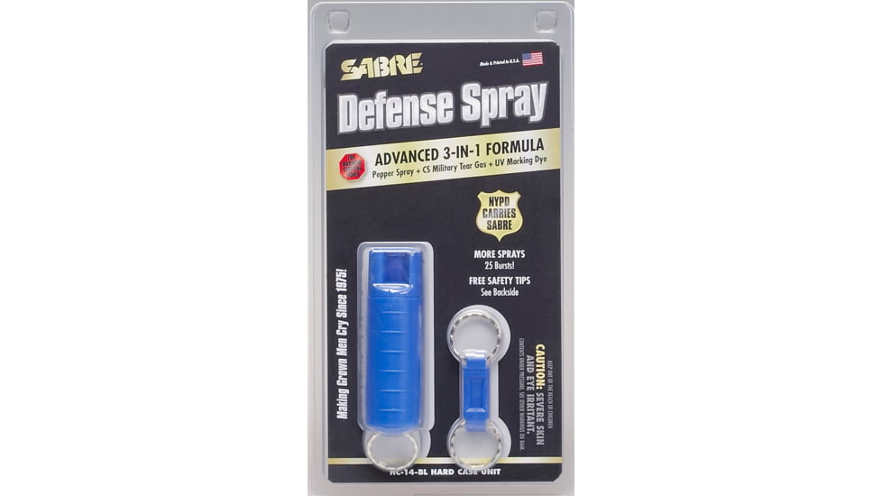 Sabre .54 oz Hard Case Advanced 3-in-1 Formula, Blue HC-14-BL