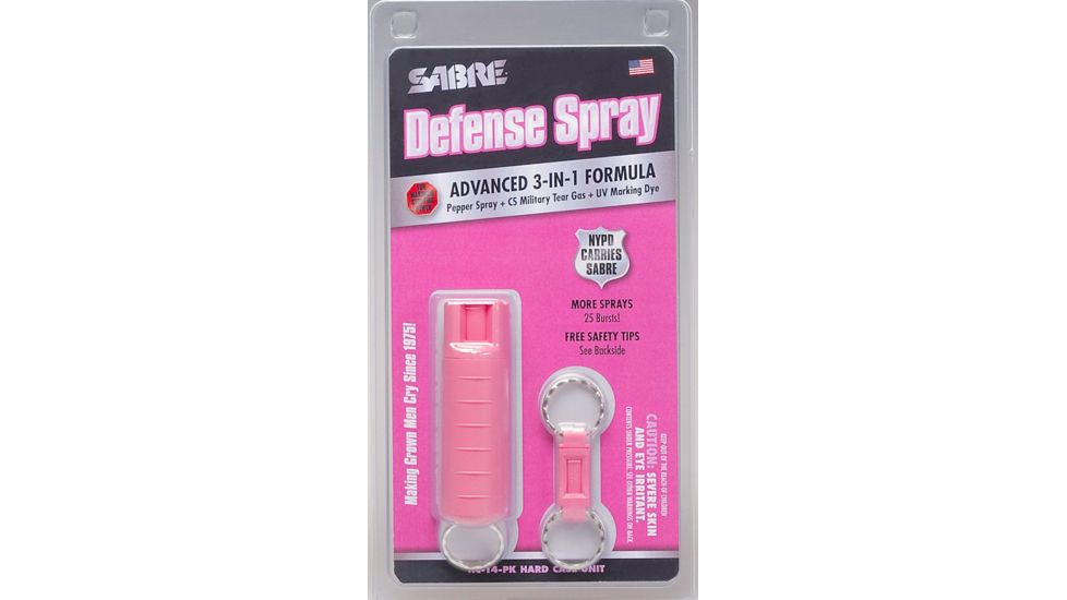 Sabre .54 oz Hard Case Advanced 3-in-1 Formula, Pink HC-14-PK