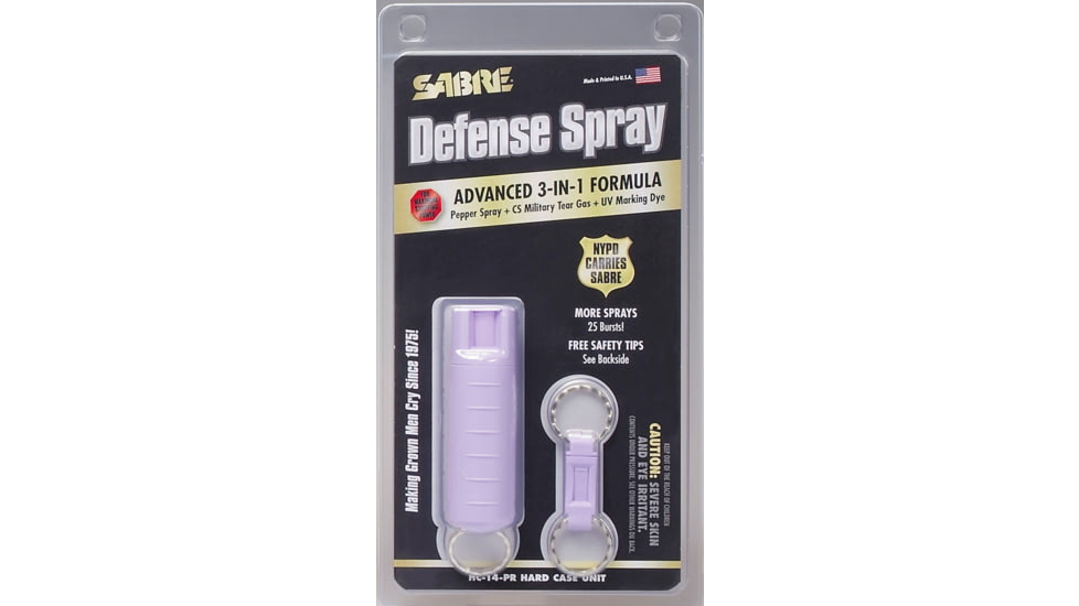 Sabre .54 oz Hard Case Advanced 3-in-1 Formula, Purple HC-14-PR
