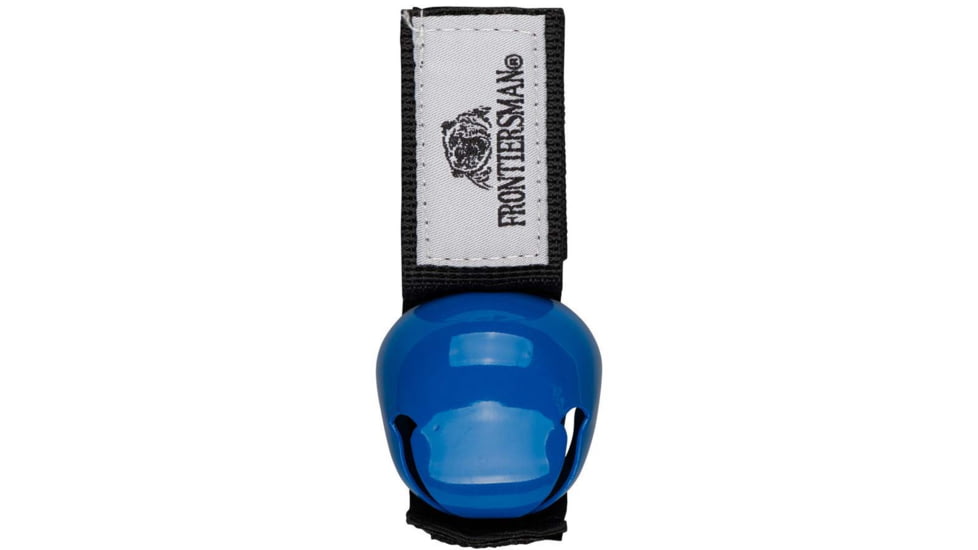 Sabre Frontiersman Bear Bell W/ Velcro Strap, Blue - BB-01-BL