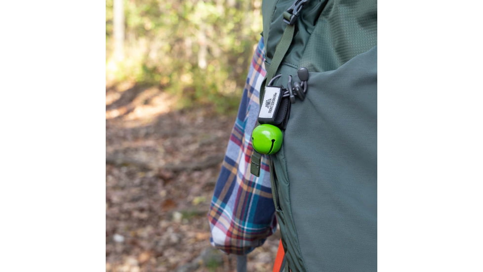 Sabre Frontiersman Bear Bell W/ Velcro Strap, Green - BB-01-GR