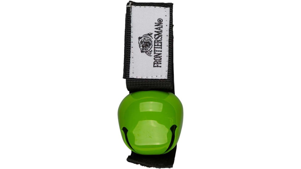 Sabre Frontiersman Bear Bell W/ Velcro Strap, Green - BB-01-GR