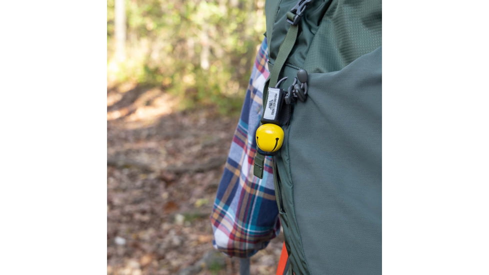 Sabre Frontiersman Bear Bell w/ Velcro Strap, Yellow, BB-01-YW