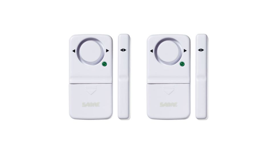 Sabre Magnetic Door / Window Alarm -2 pack, White HS-DWA2