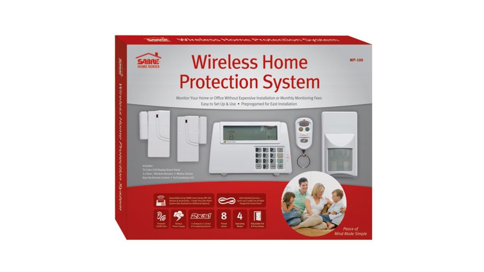 Sabre Wireless Home Protection System, White WP-100
