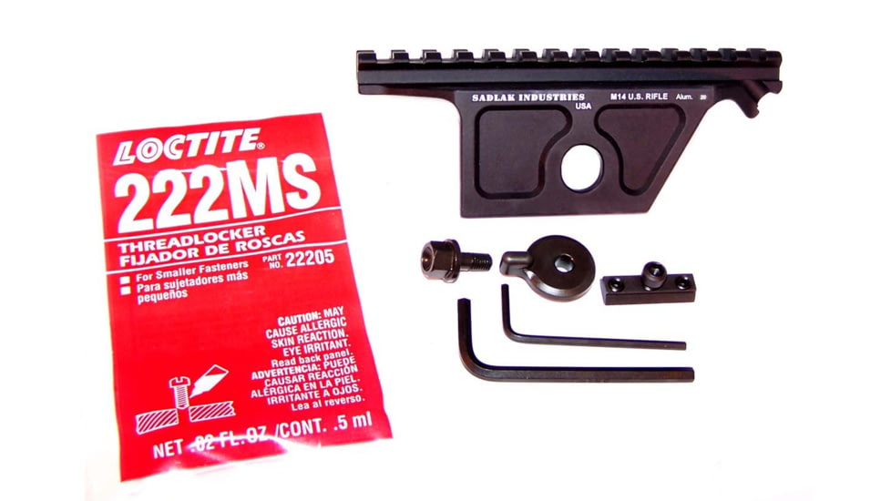 SADLAK M1A Scope Mount, Aluminum, Black, Medium, 140012