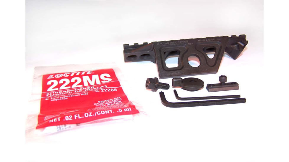 SADLAK M1A Scope Mount, Lightweight Airborne, Black, Medium, 140015