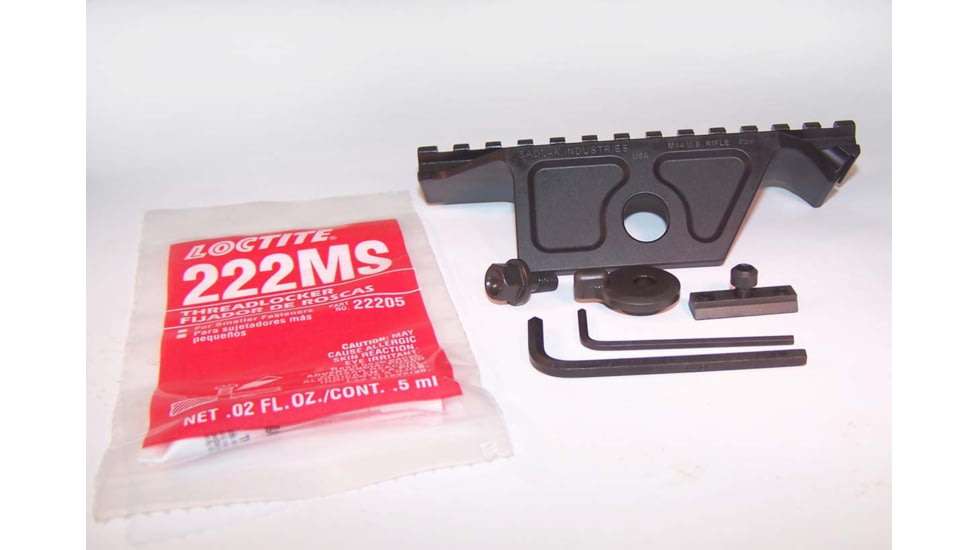 SADLAK M1A Scope Mount, Steel, Black, Medium, 140011