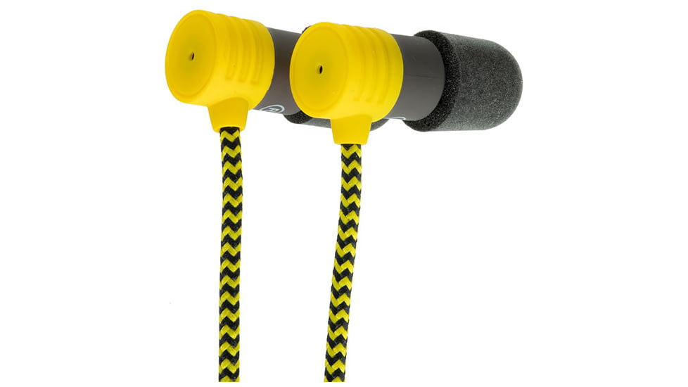 Saf-T-Ear Bluetooth Dual Mode Earphones w/25dB of Noise Reduction, Yellow/Gray, ERSTE-BTEARBUDSDUAL