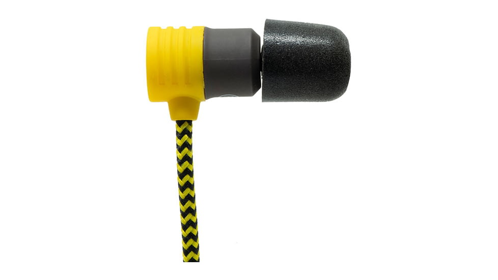 Saf-T-Ear Bluetooth Dual Mode Earphones w/25dB of Noise Reduction, Yellow/Gray, ERSTE-BTEARBUDSDUAL