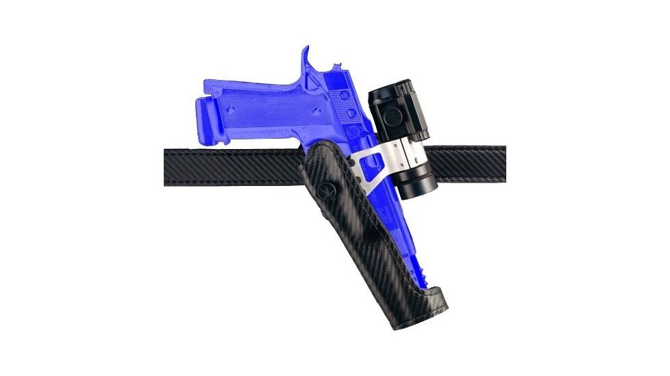 Safariland 010 ''Tactical Option'' Competition Holster for Pistols - Carbon Fiber Look Black, Right Hand 010-8536-651