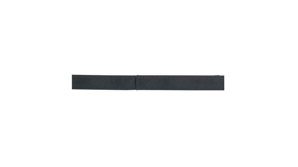 Safariland 030 Buckleless Lined Web Underbelt, Hook/Loop, 1.5in Wide, Plain Black, Size - 26 in