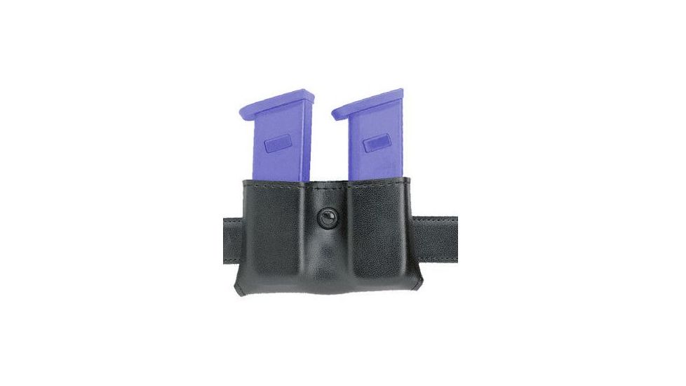 Safariland 079 Concealment Magazine Holder, Snap-On, Double - STX TAC Black, Ambidextrous, 2in. Belt Loop Slot 079-18-13-2