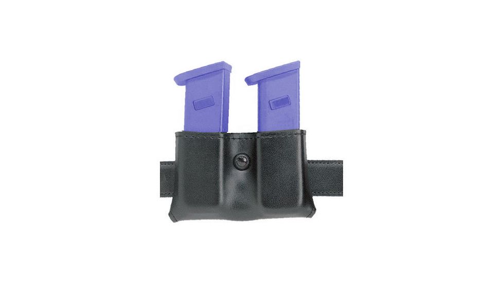 Safariland 079 Concealment Magazine Holder, Snap-On, Double - STX Hi-Gloss Black, Ambidextrous