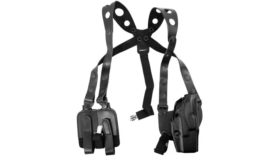 Safariland 1051 ALS Shoulder Holster System - Plain Black, Right Hand 1051-383-61