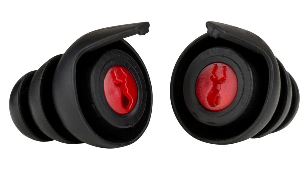 Safariland 1218591 In-Ear Impluse Hearing Protection Earplugs 33 DB Black/Red