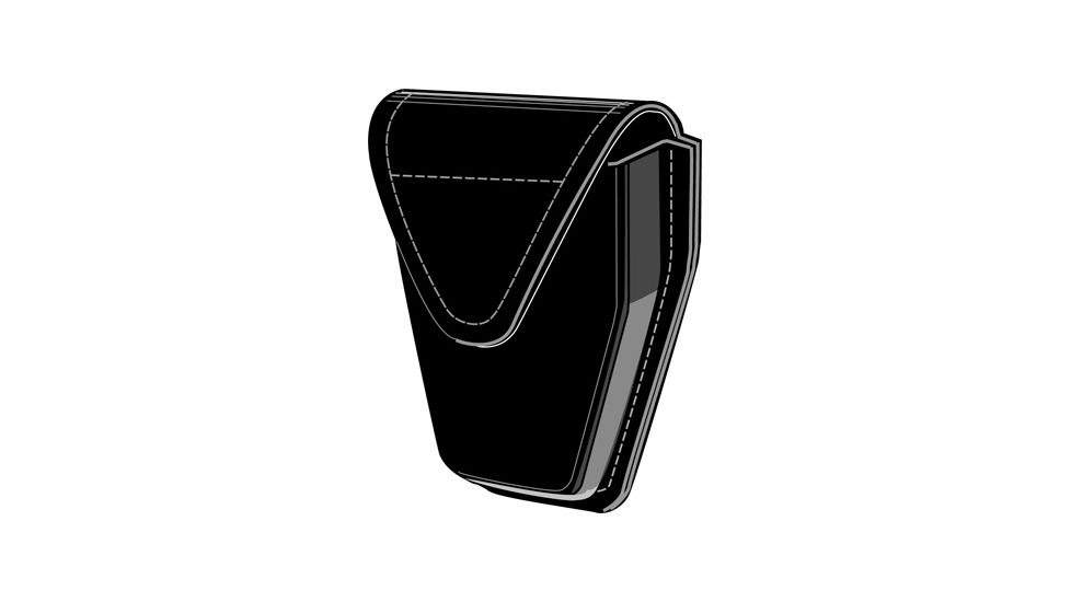 Safariland 190H-HS Handcuff Pouch, Top Flap, Hidden Snap, for Hinged Cuffs 190H-2HS