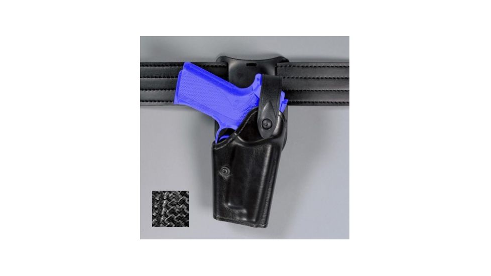 Safariland 6285 1.50 Belt Drop, Level II Retention Holster - Basket Black, Right Hand 6285-21-81