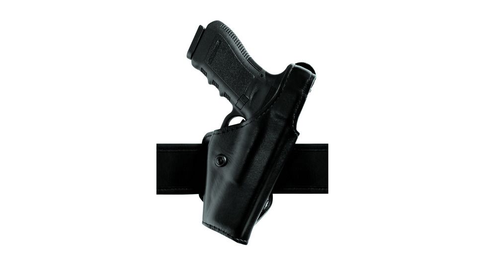 Safariland 2 Hi-Ride, Level I Retention Holster - Plain Cordovan, Right Hand 2-73-051-2R