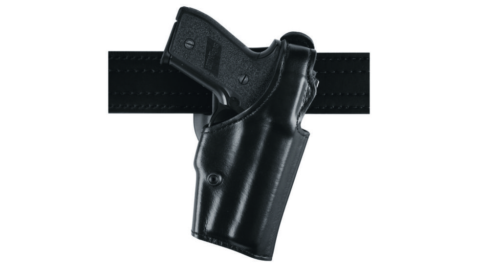Safariland 200 inTop Gunin Mid-Ride, Level I Retention Holster - Plain Black, Right Hand 200-19-161