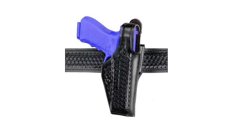 Safariland 200 ''Top Gun'' Mid-Ride, Level I Retention Holster - Plain Black, Right Hand 200-67-161