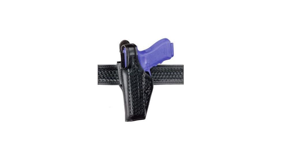 Safariland 200 &quot;Top Gun&quot; Mid-Ride, Level I Retention Holster - Basket Black, Left Hand 200-20-182