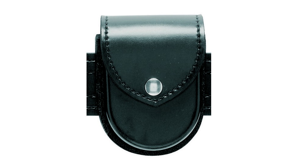 Safariland 290 Double Cuff Pouch w/ Top Flap, Black, 290-13PBL