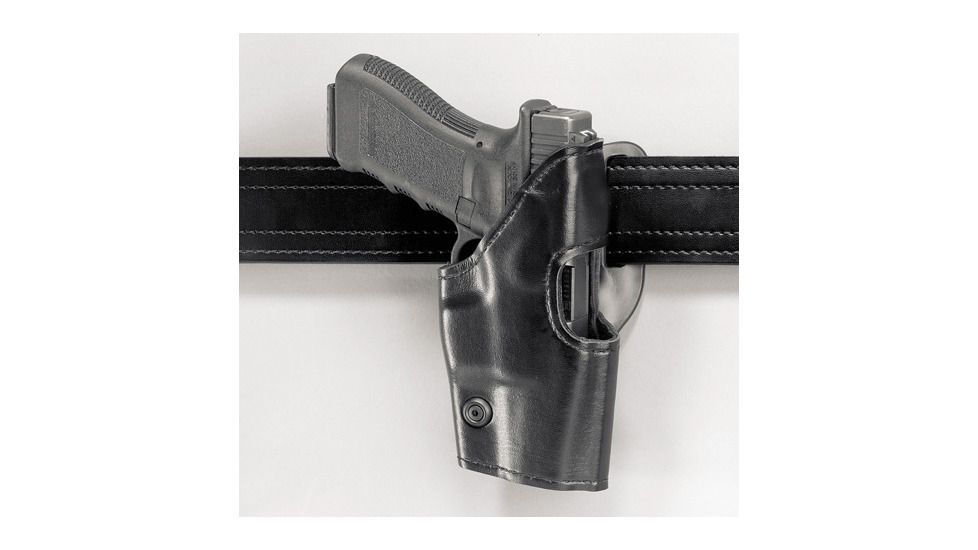 Safariland 295 Mid-Ride Level-II Retention, Beretta 92F Compact, Basket Weave Black, Right Hand, 295-273-81
