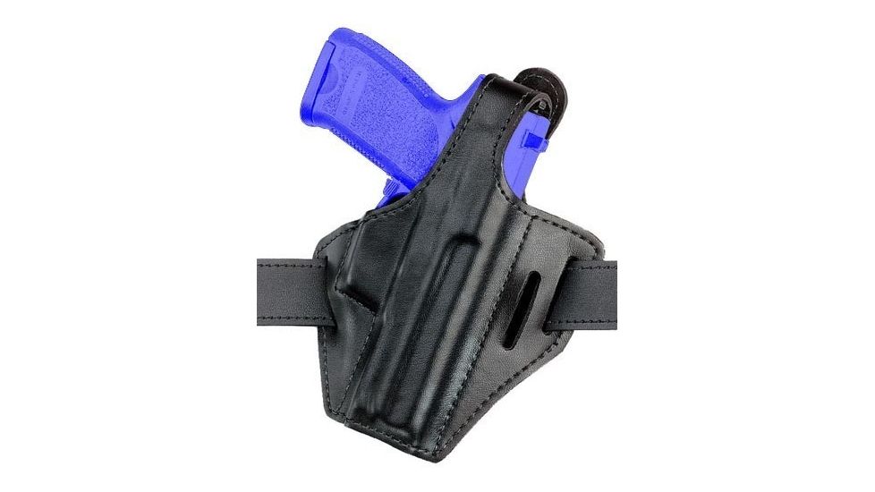 Safariland 328 Belt Holster, Pancake Style - Plain Black, Left Hand 328-82-62